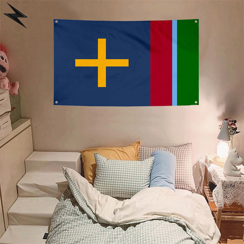 Fyon Nibley, Utah Flag Banner