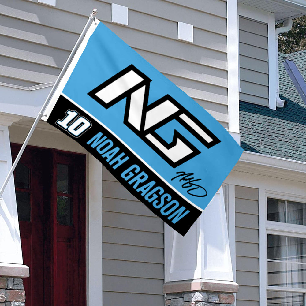 Fyon Noah Gragson #10 Flag Banner Indoor and Outdoor Banner