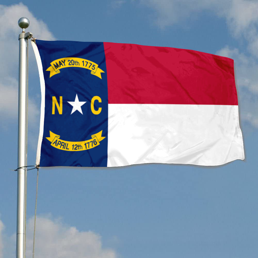 Fyon North Carolina Flag Banner