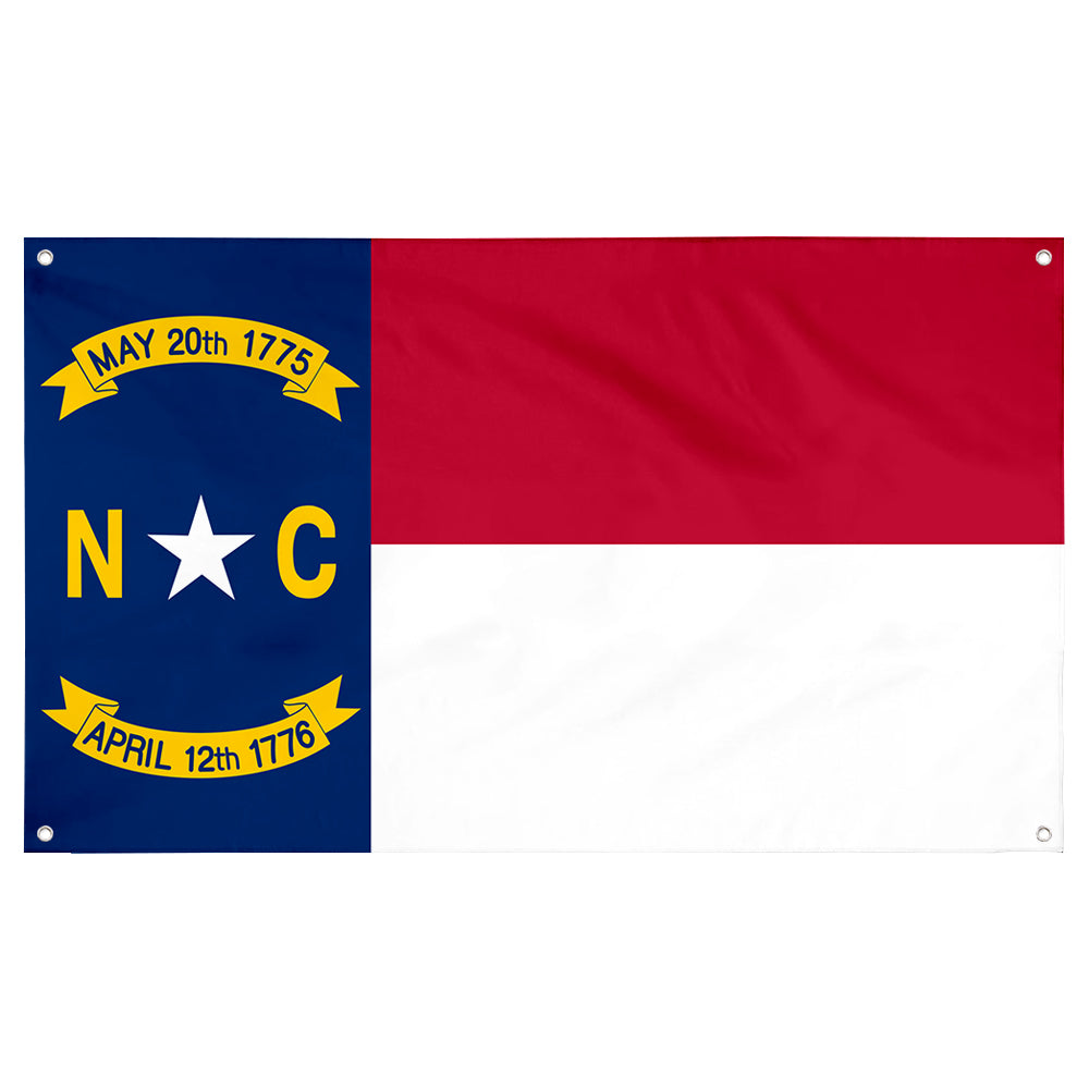 Fyon North Carolina Flag Banner