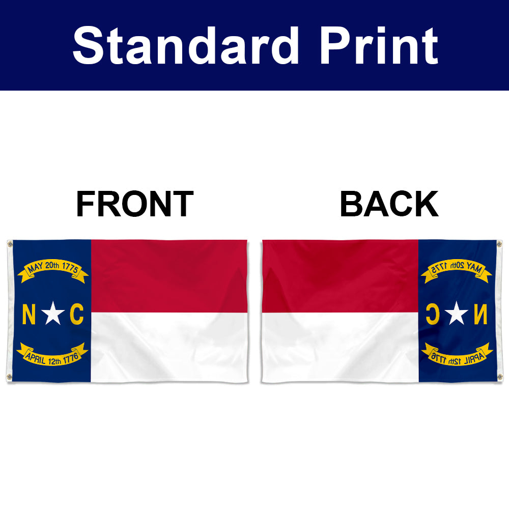 Fyon North Carolina Flag Banner