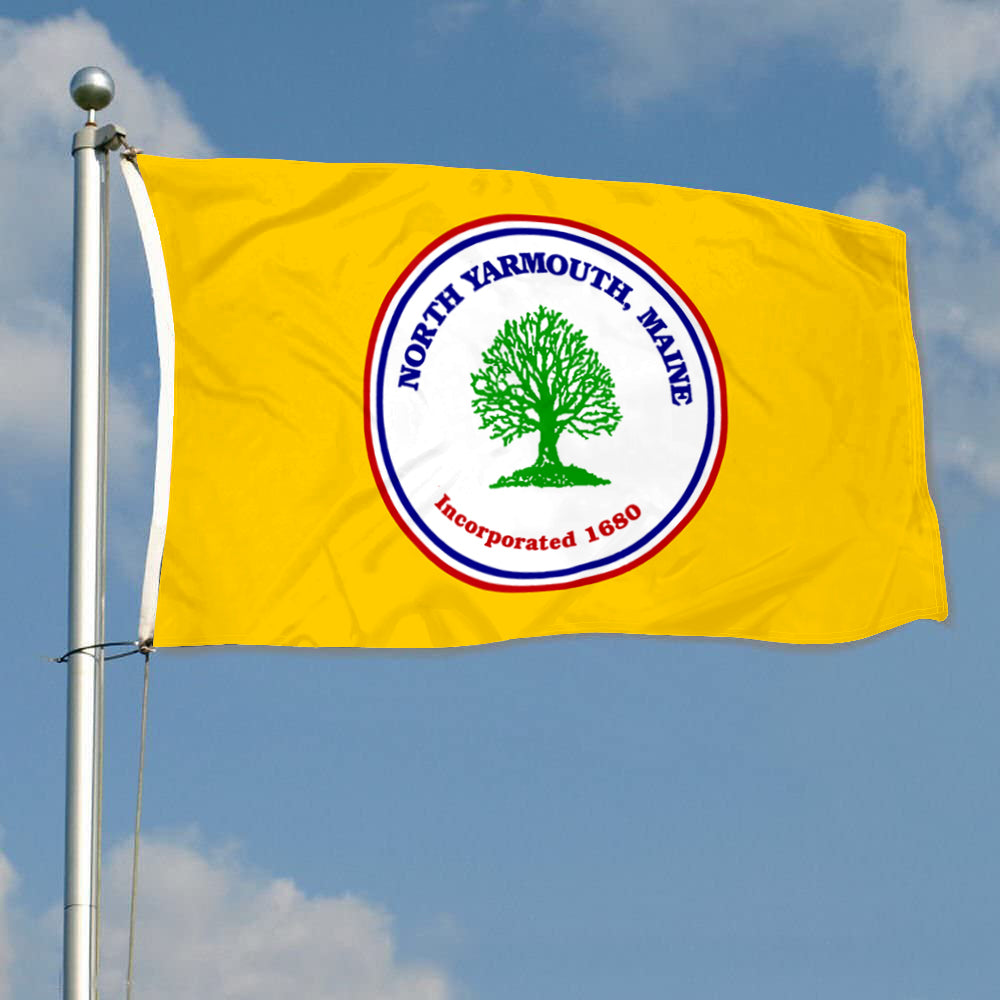 Fyon North Yarmouth, Maine Flag Banner