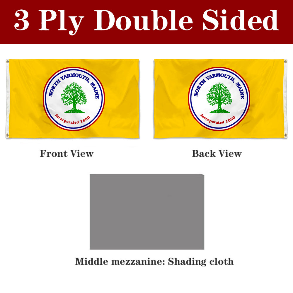 Fyon North Yarmouth, Maine Flag Banner