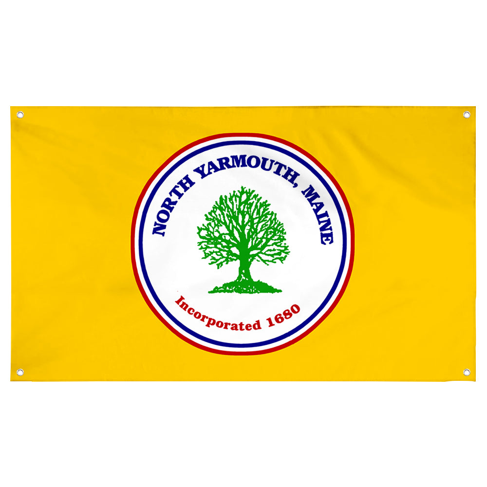 Fyon North Yarmouth, Maine Flag Banner
