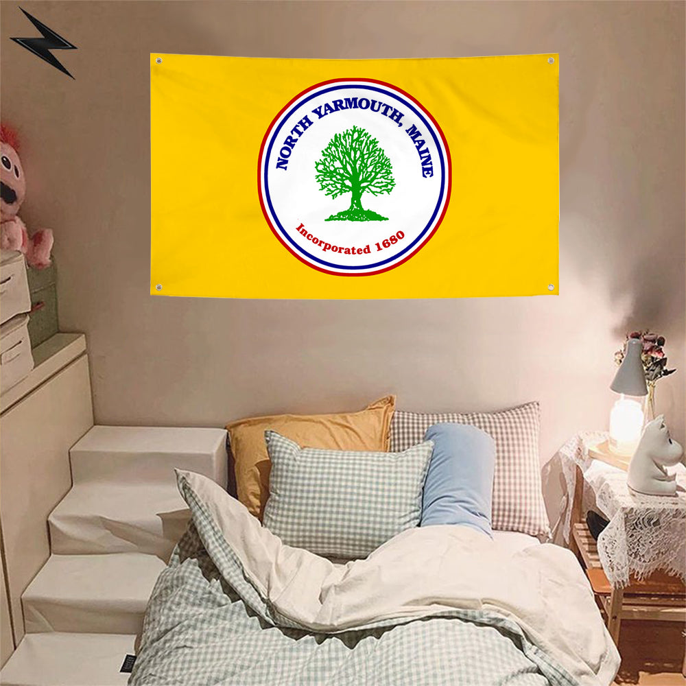 Fyon North Yarmouth, Maine Flag Banner