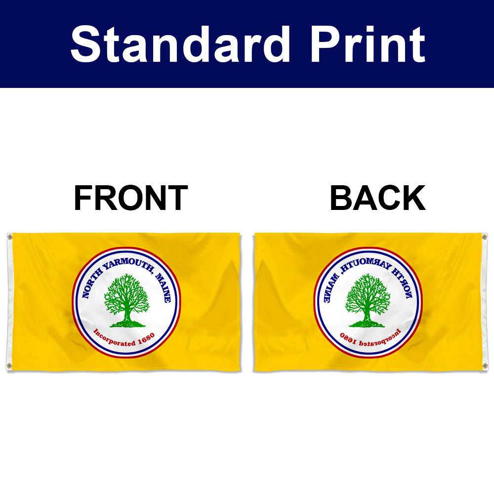 Fyon North Yarmouth, Maine Flag Banner