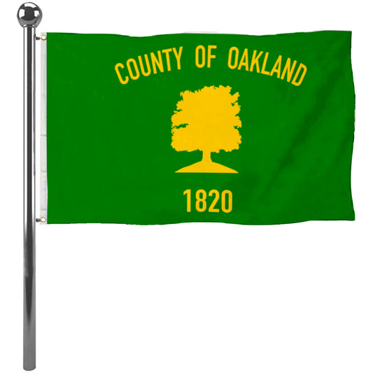 Fyon Oakland County, Michigan Flag Banner