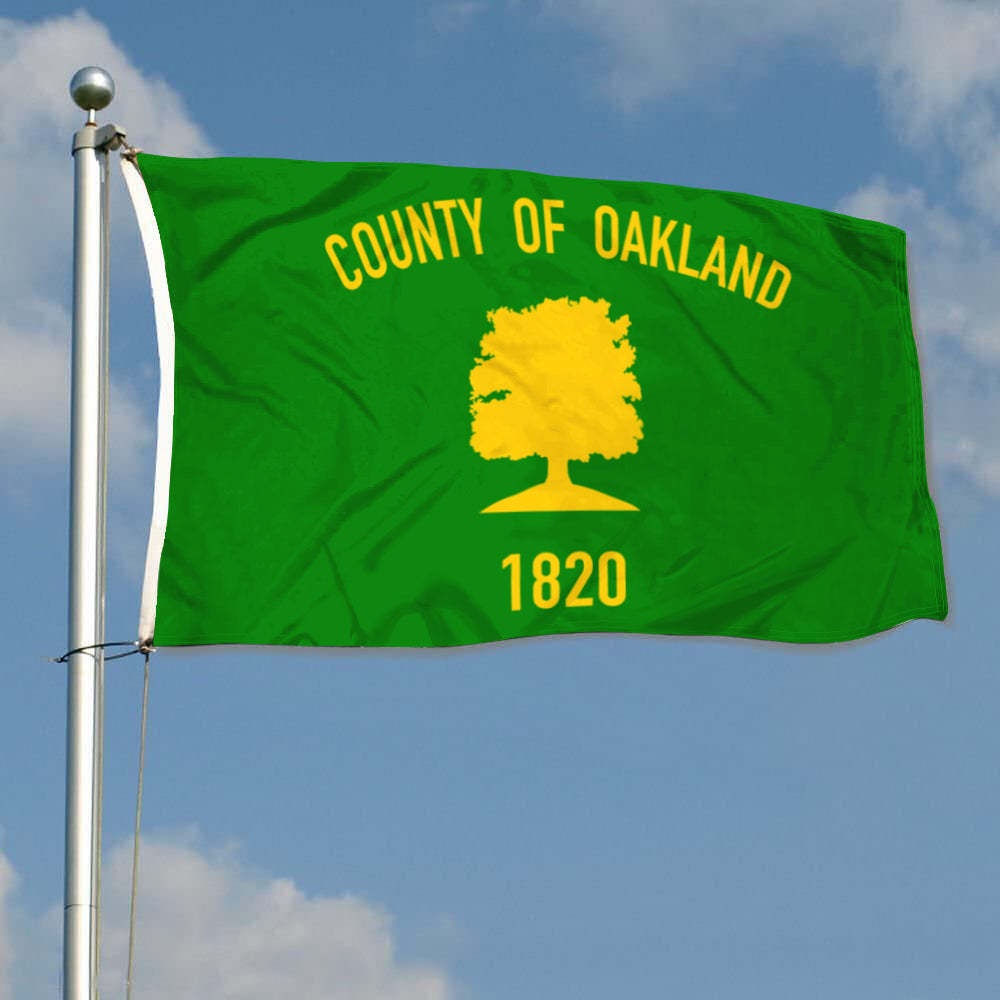 Fyon Oakland County, Michigan Flag Banner