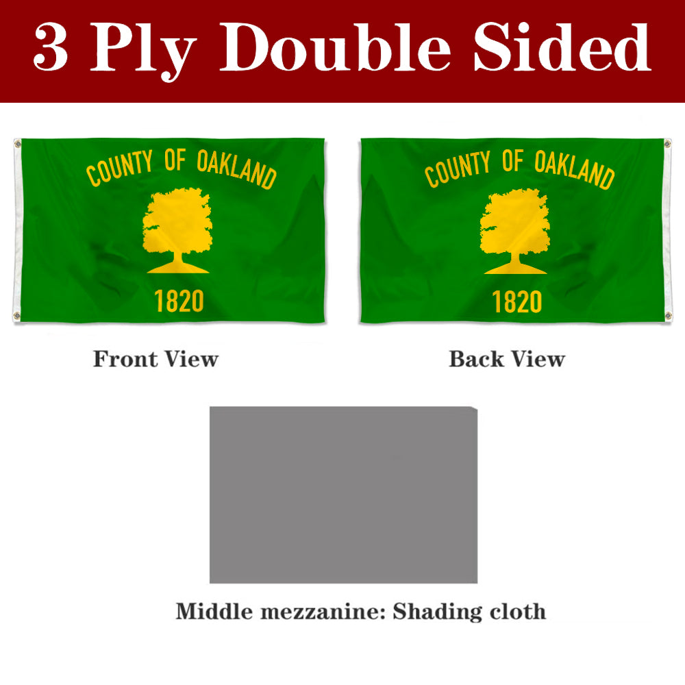 Fyon Oakland County, Michigan Flag Banner