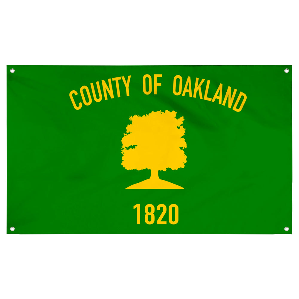 Fyon Oakland County, Michigan Flag Banner