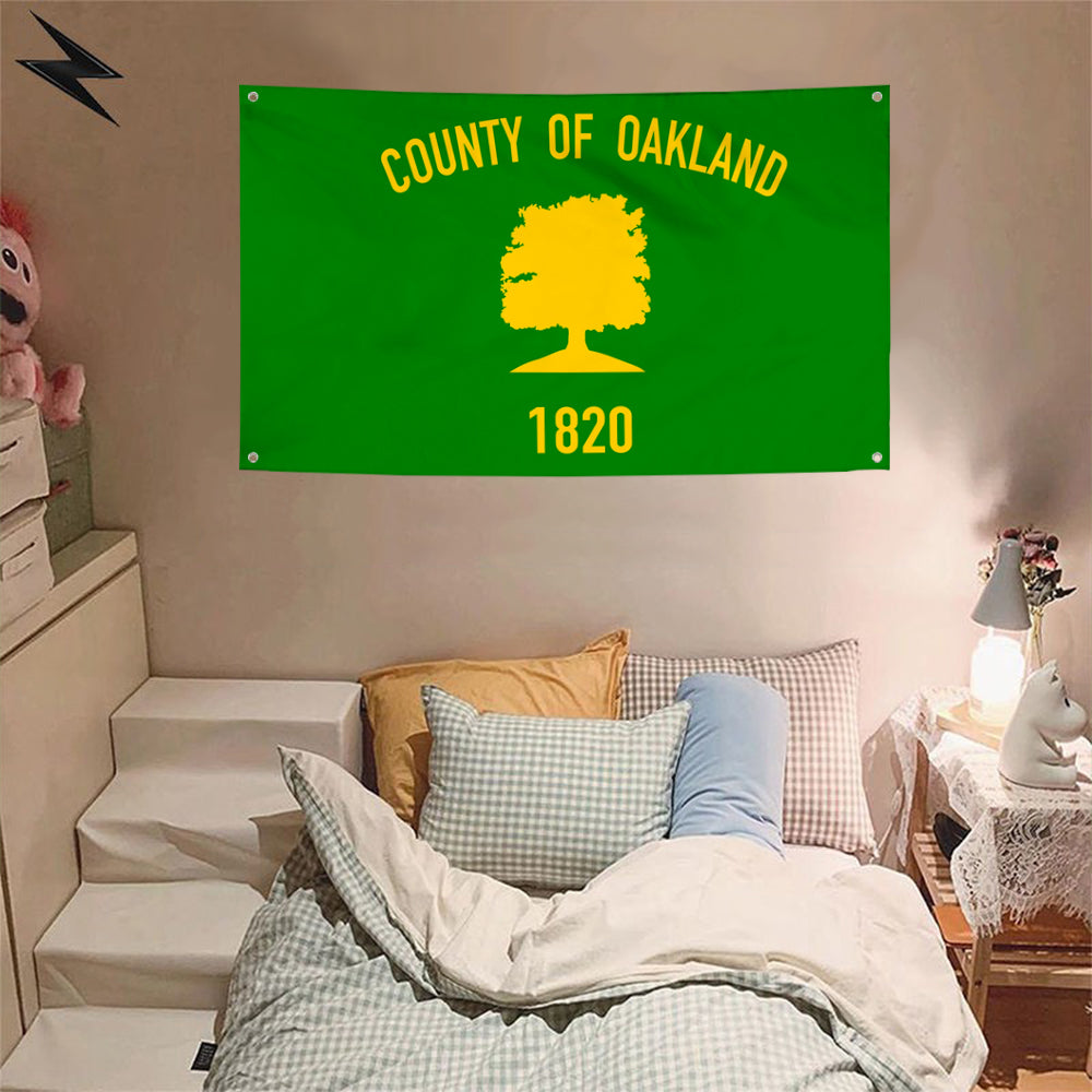 Fyon Oakland County, Michigan Flag Banner