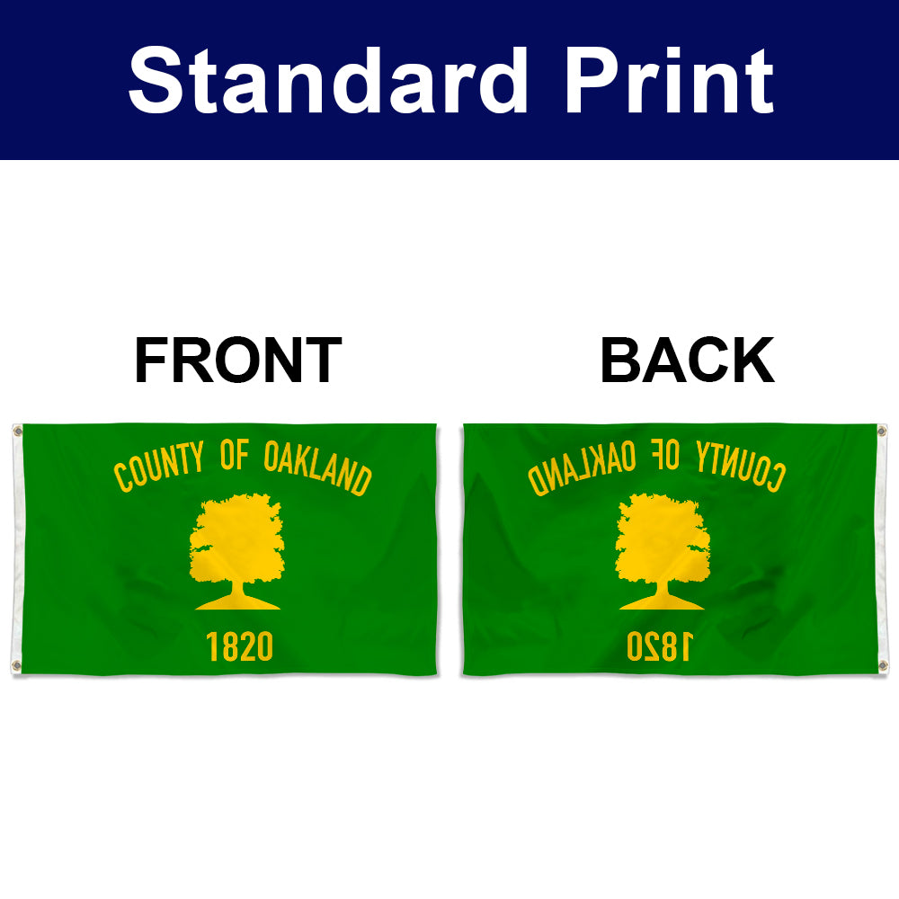 Fyon Oakland County, Michigan Flag Banner