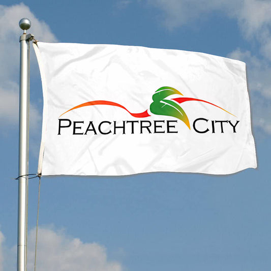 Fyon Official Peachtree City flag in Peachtree City, Georgia Flag Banner