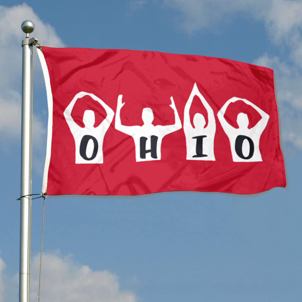 Fyon Ohio State Saturdays Flag lndoor and outdoor Banner