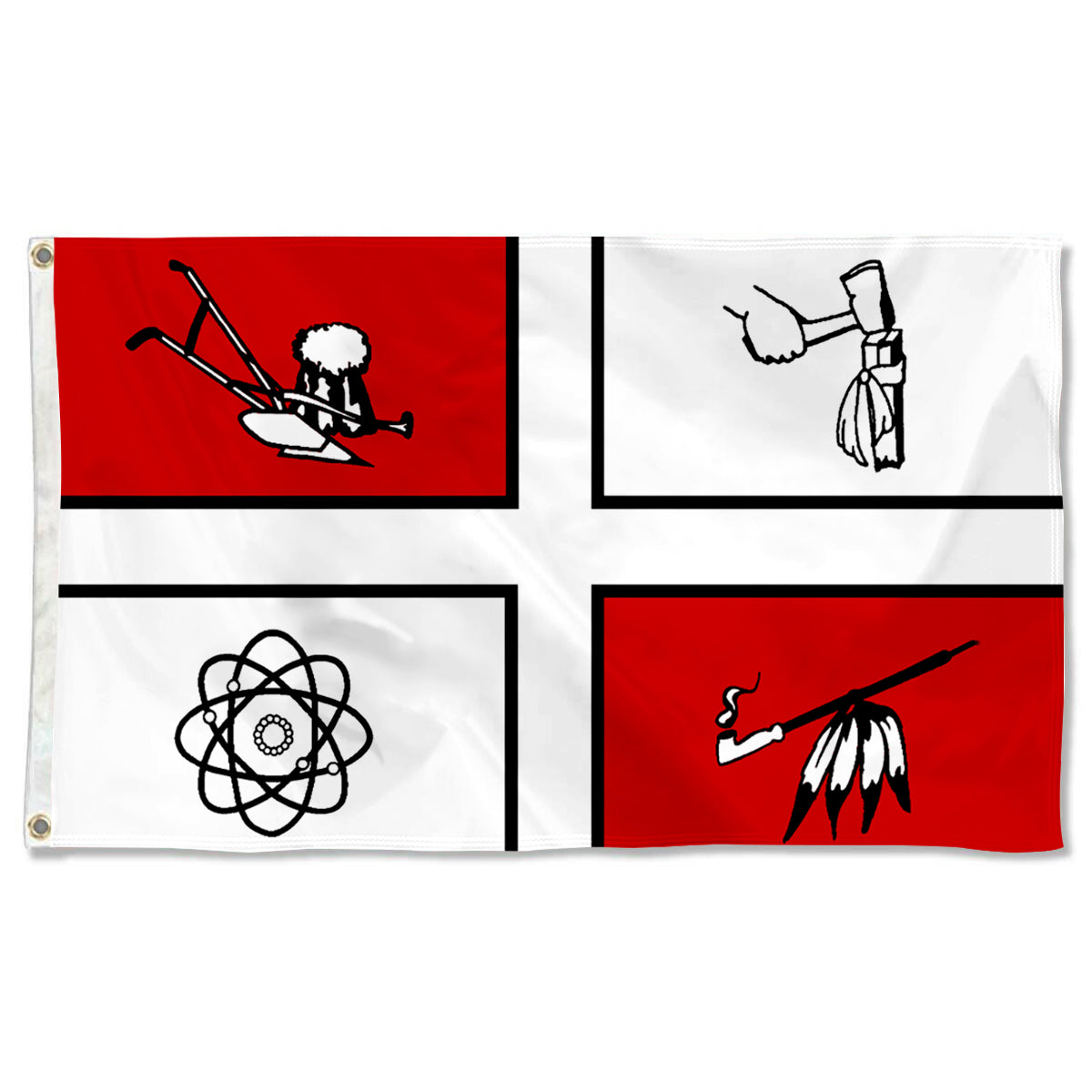 Fyon Oklahoma City, Oklahoma (1965–1994) Flag Banner