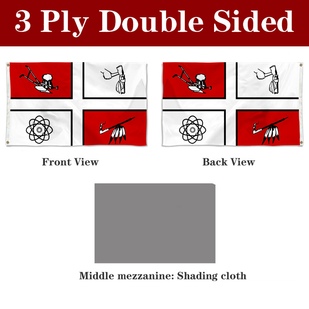 Fyon Oklahoma City, Oklahoma (1965–1994) Flag Banner