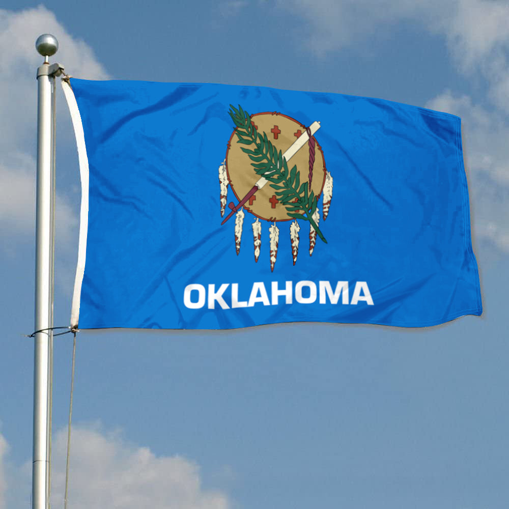 Fyon Oklahoma Flag Banner