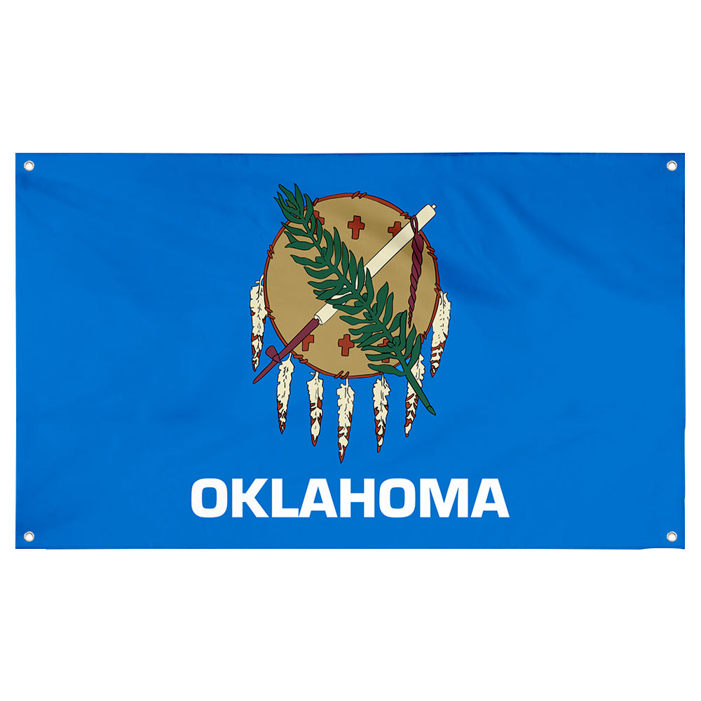 Fyon Oklahoma Flag Banner