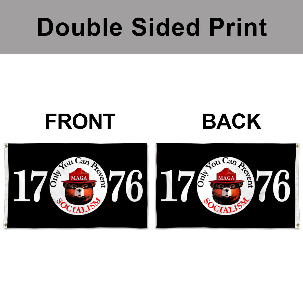 Fyon Double-sided Only You Can Prevent Socialism 1776 Flag Flags Banner