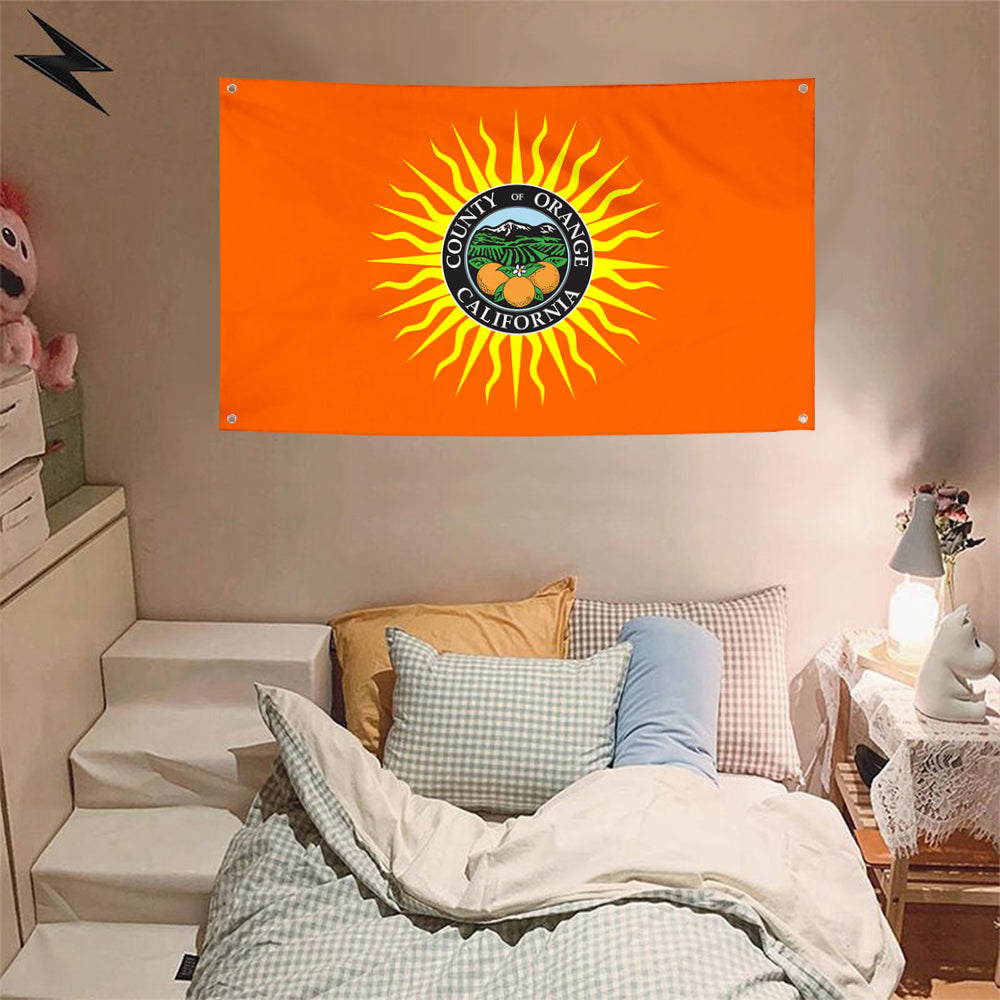 Fyon Orange County,California Flag Banner