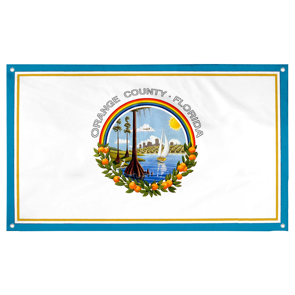 Fyon Orange County,Florida Flag Banner