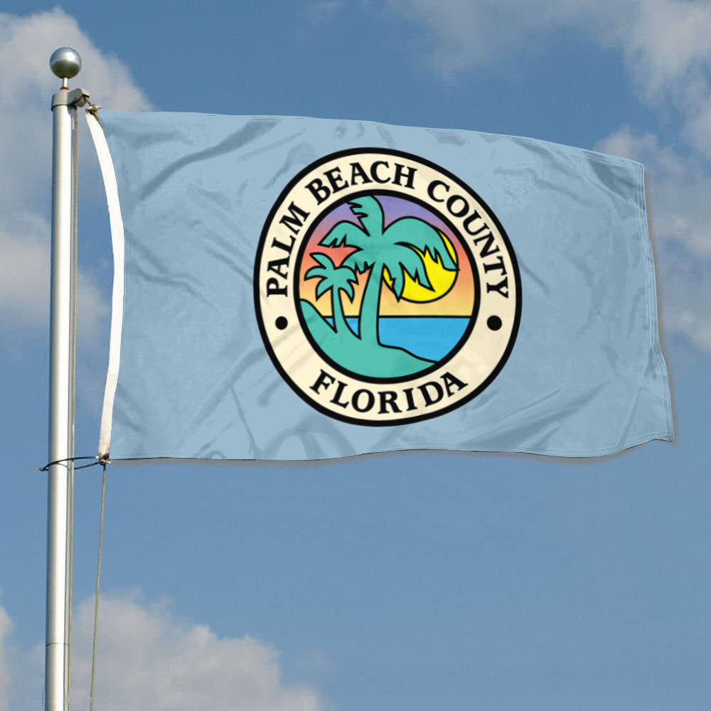 Fyon Palm Beach County Flag Banner