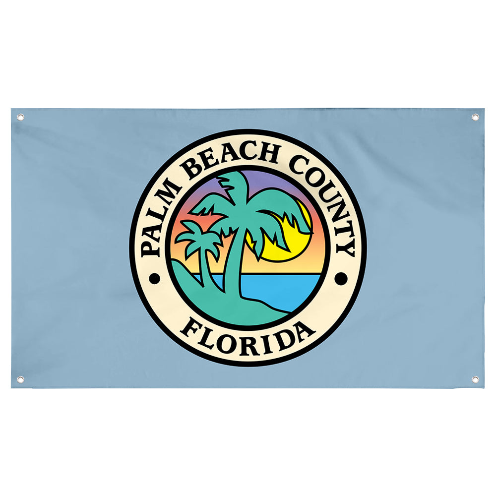 Fyon Palm Beach County Flag Banner