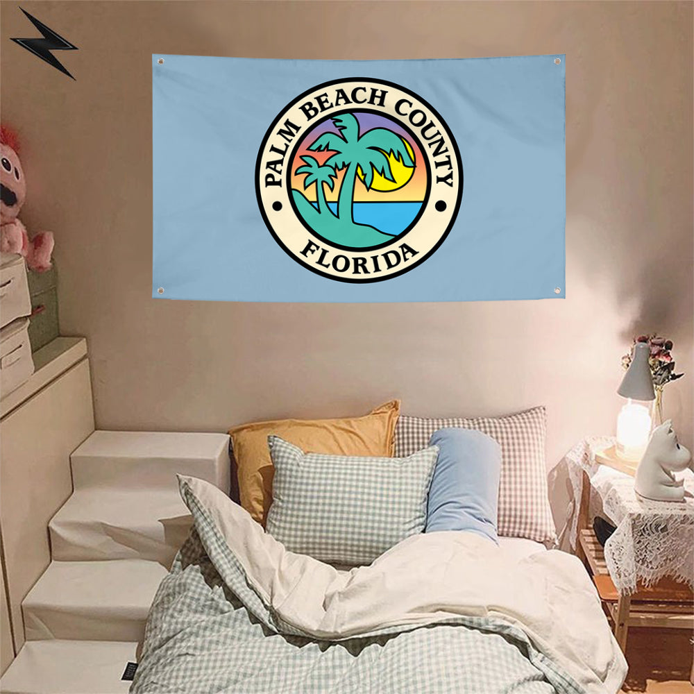 Fyon Palm Beach County Flag Banner