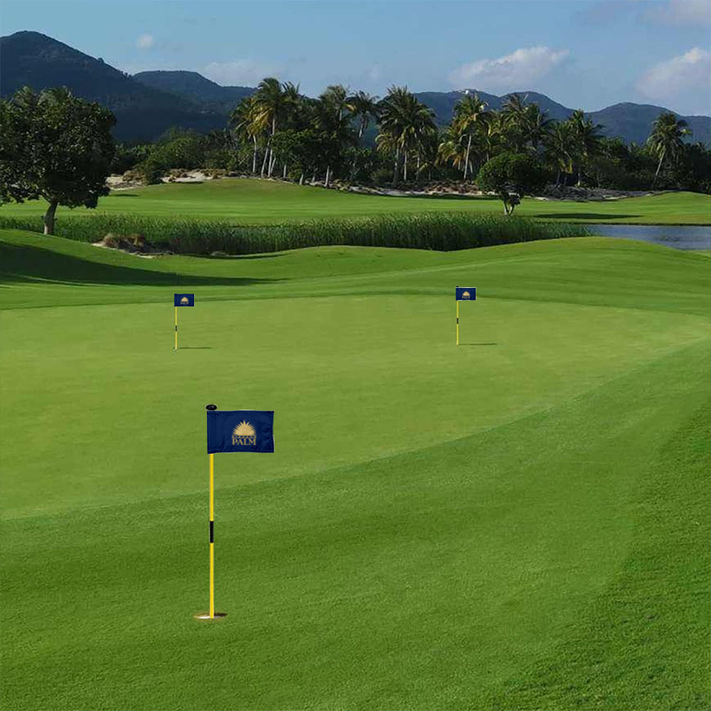 Fyon Palms Golf Course Embroidered Golf Pin Flag Banner