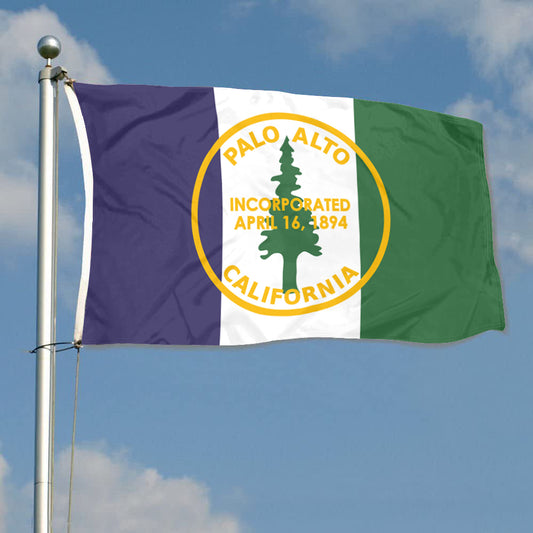 Fyon Palo Alto, California Flag Banner
