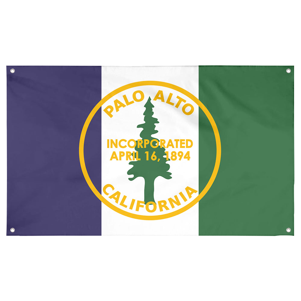 Fyon Palo Alto, California Flag Banner