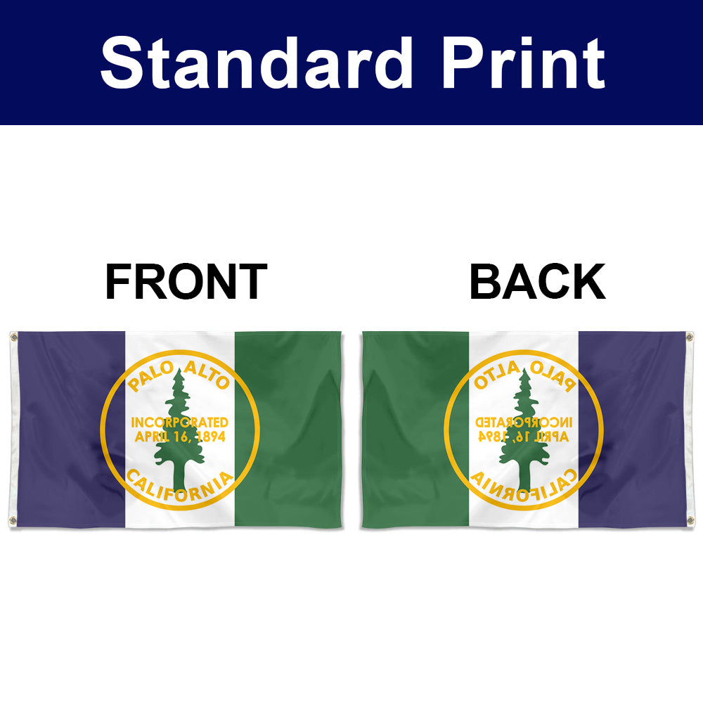 Fyon Palo Alto, California Flag Banner