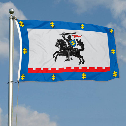Fyon Double-sided Panevezys County, Lithuania Flag Banner