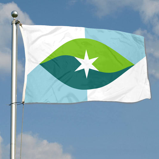 Fyon Park City, Kansas Flag Banner