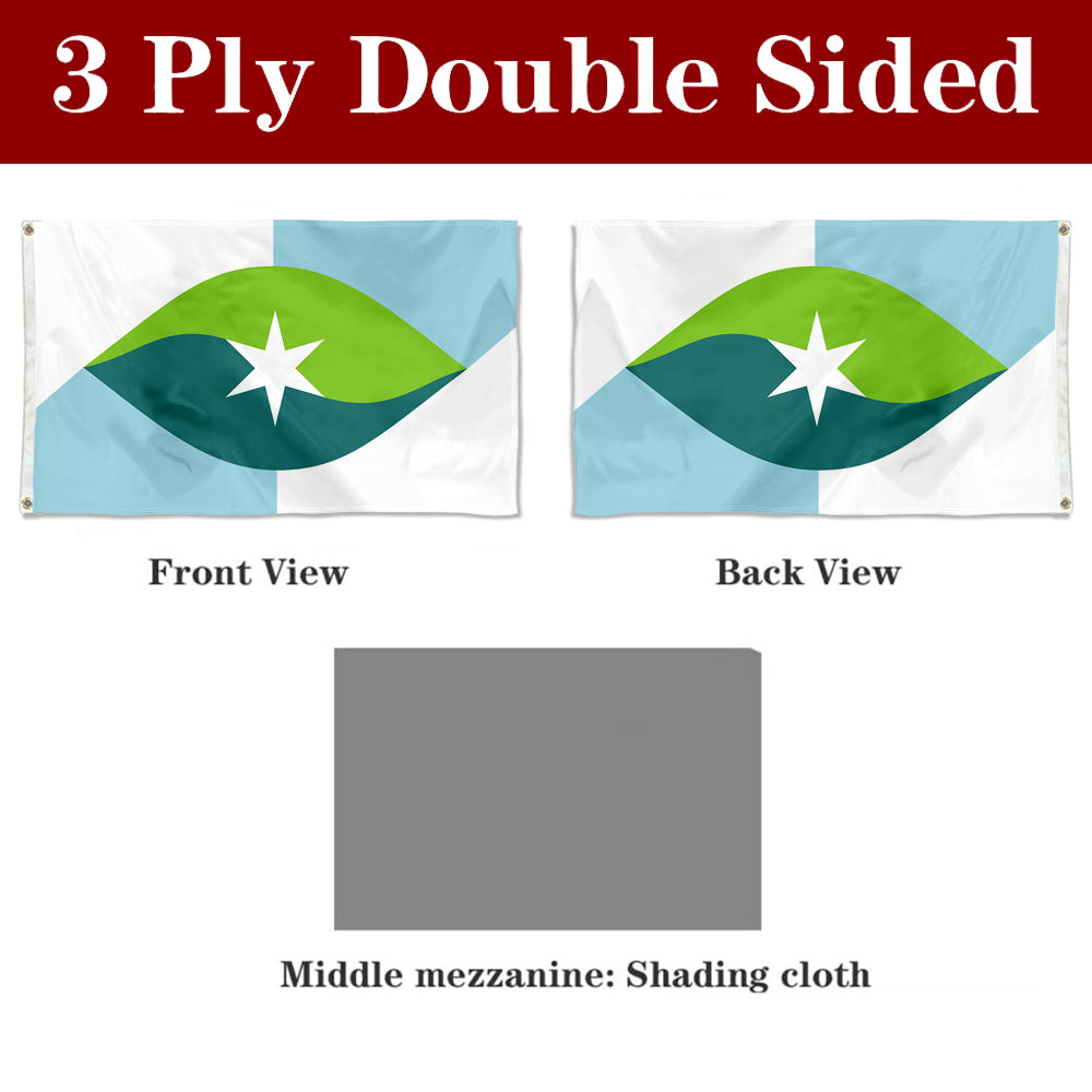 Fyon Park City, Kansas Flag Banner