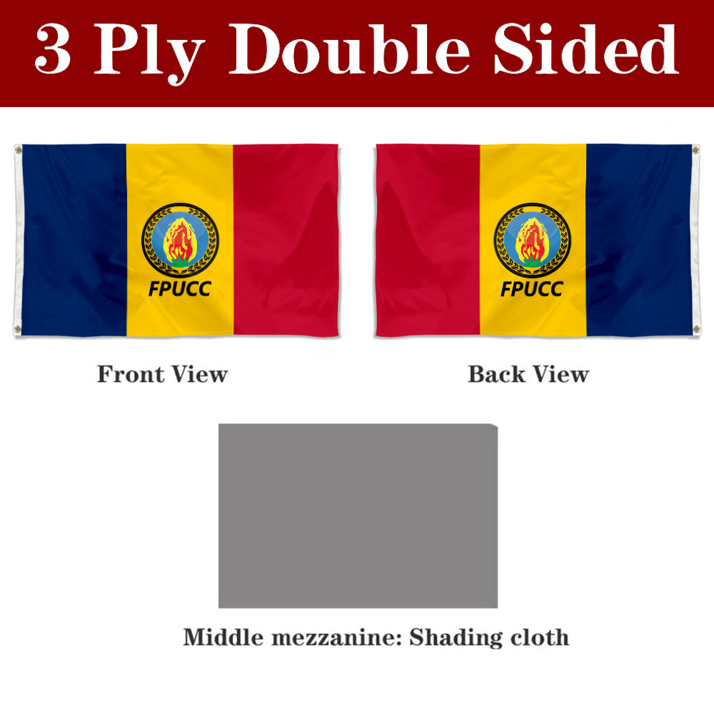 Fyon Party Flag of FPUCC largest Party in Chad and Cameroon Flag Banner