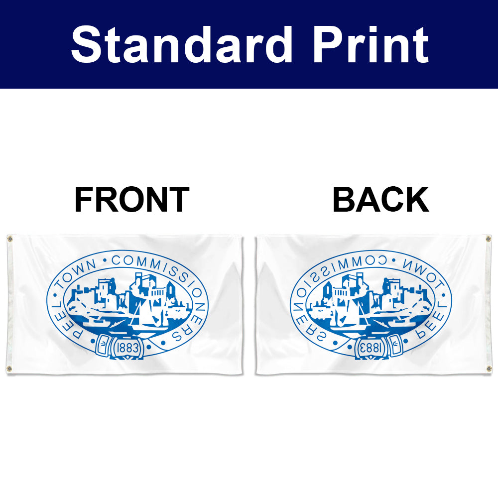 Fyon Double-sided Peel, Isle of Man Flag Banner