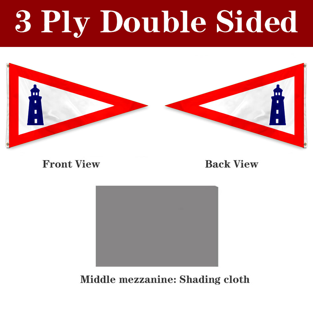 Fyon Pennant of a United States Lighthouse Service vessel Flag Banner