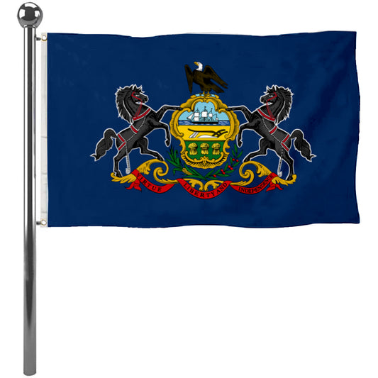 Fyon Pennsylvania Flag Banner