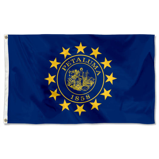 Fyon Double-sided Petaluma, California Flag Banner