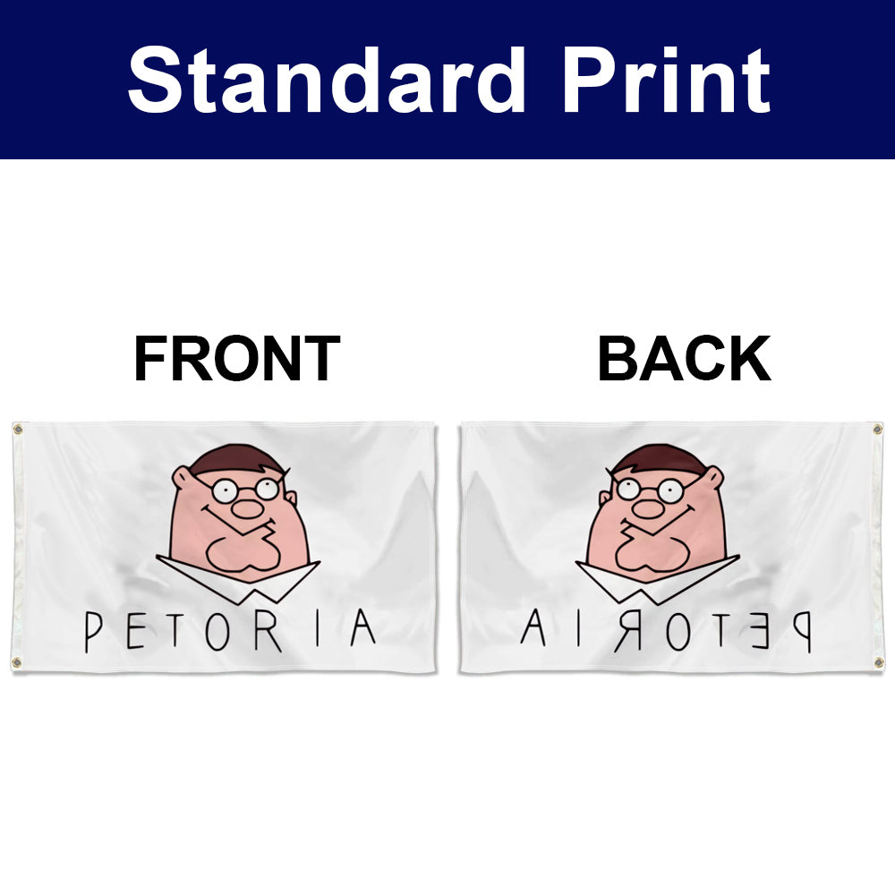 Fyon Double-sided Petoria Flag Family Guy Peter Griffin Flag Banner