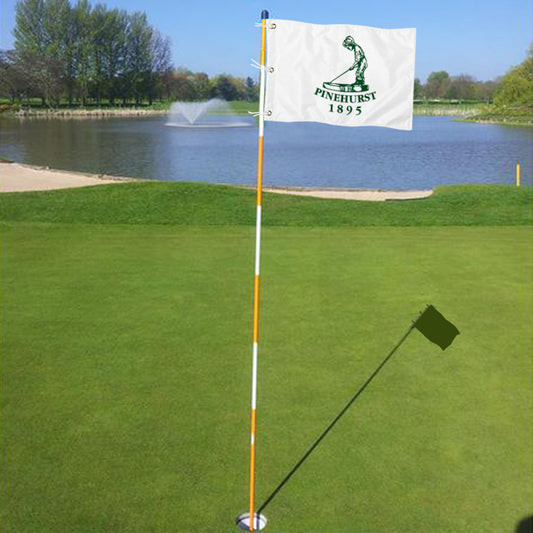 Fyon Pinehurst Famous Putter Boy Embroidered Golf Pin Flag Banner Grommets