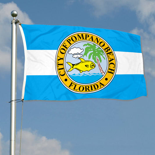 Fyon of Pompano Beach flag, Florida banner