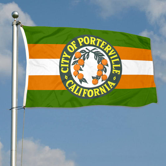 Fyon Porterville, California Flag Banner