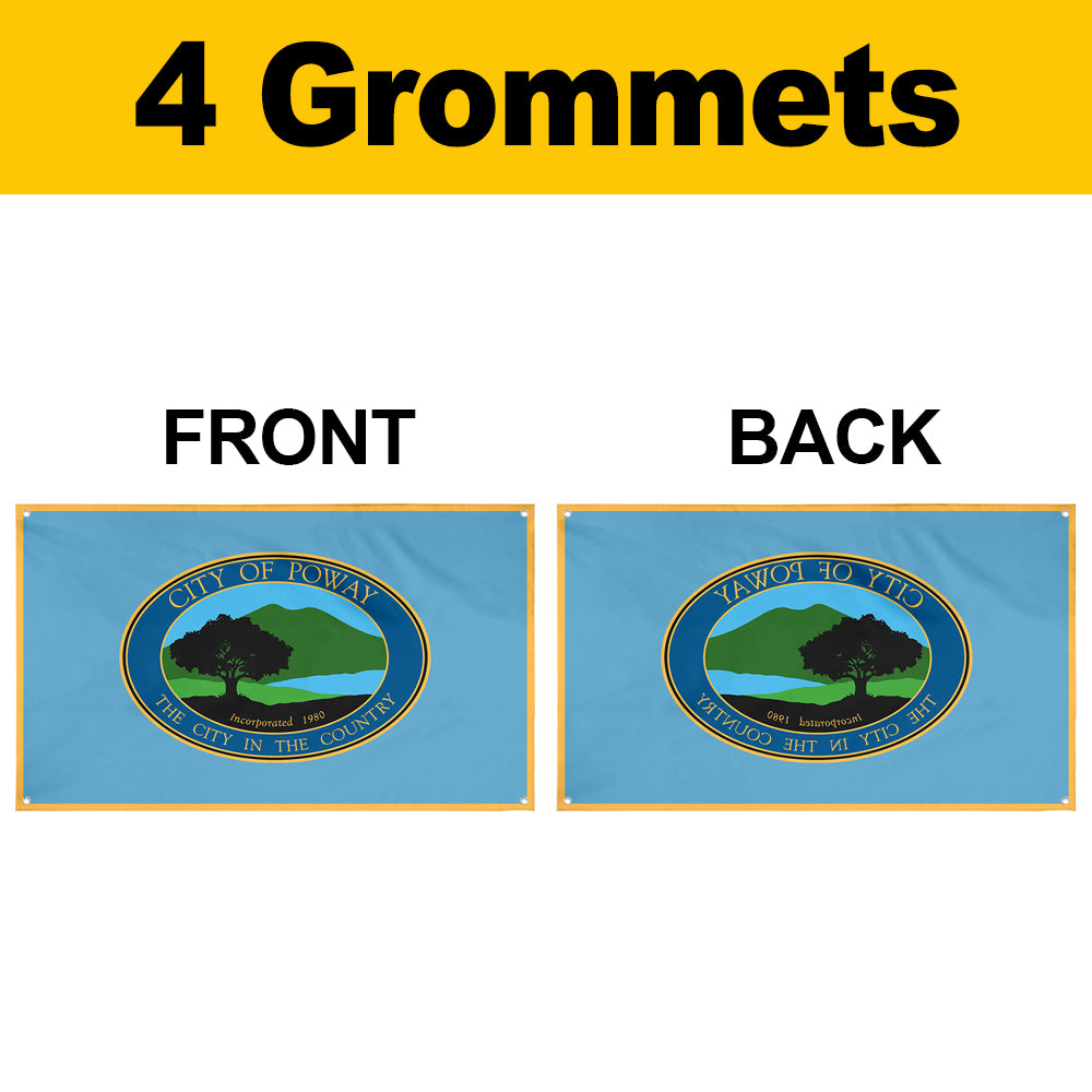 Fyon Poway, California Flag Banner