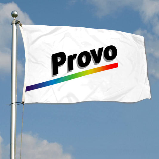 Fyon of Former flag of Provo, Utah, by Joe Jenkins flag banner