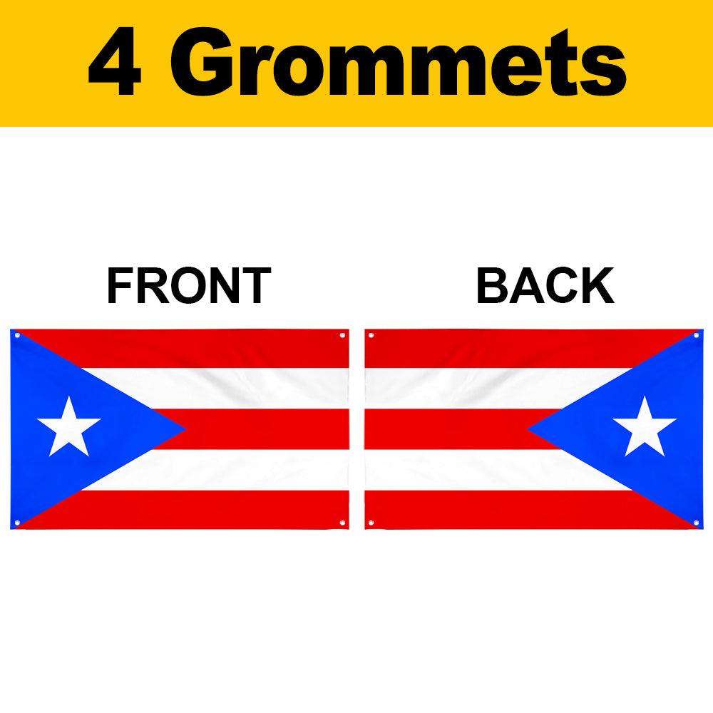 Fyon Puerto Rico Flag Banner