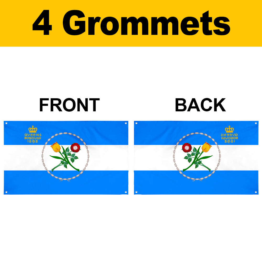 Fyon Queens County, New York Flag Banner