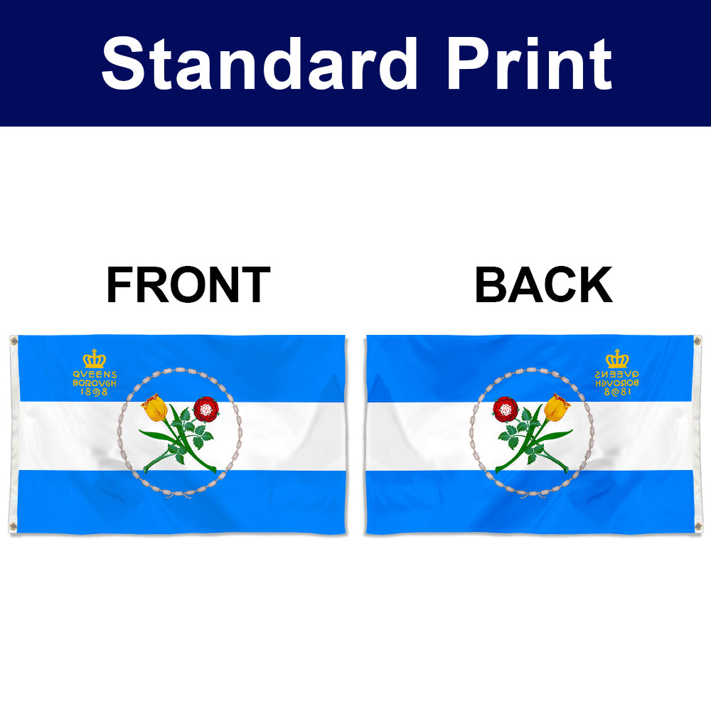 Fyon Queens County, New York Flag Banner