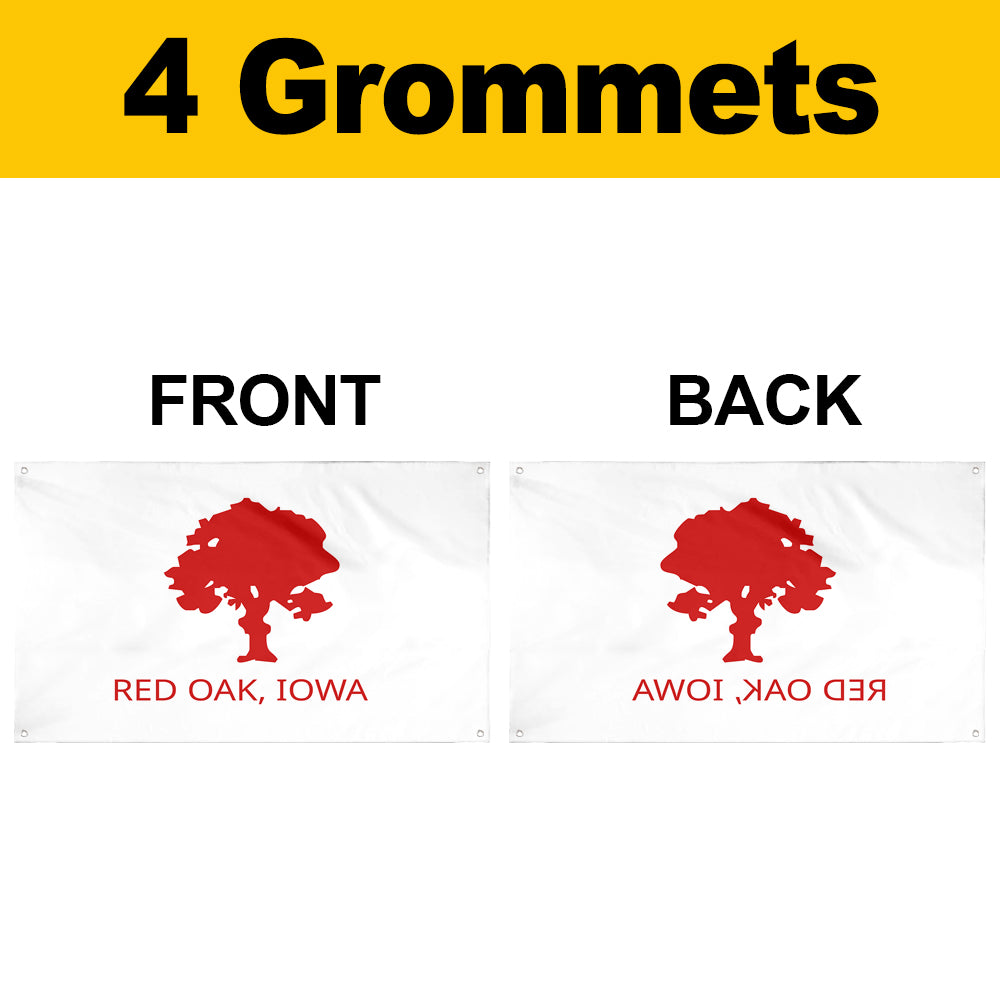 Fyon Red Oak, Lowa Flag Banner